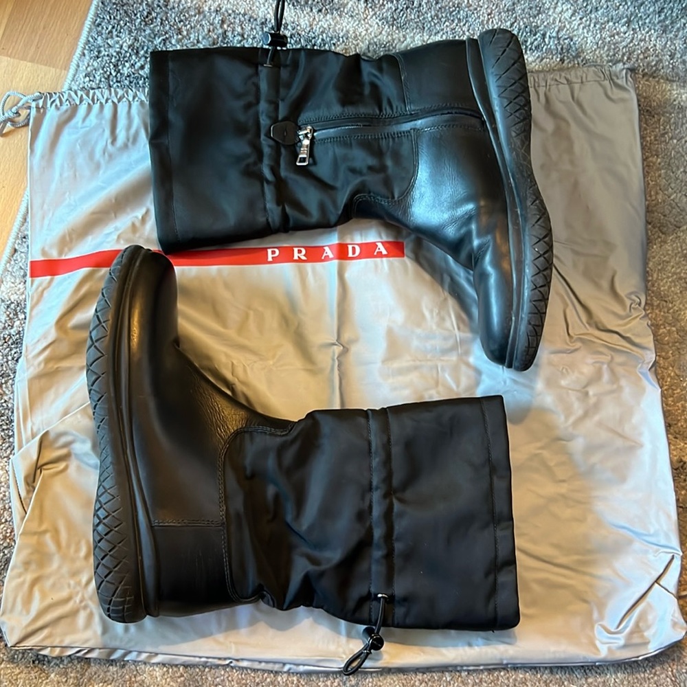 Authentic Prada Rain Boots